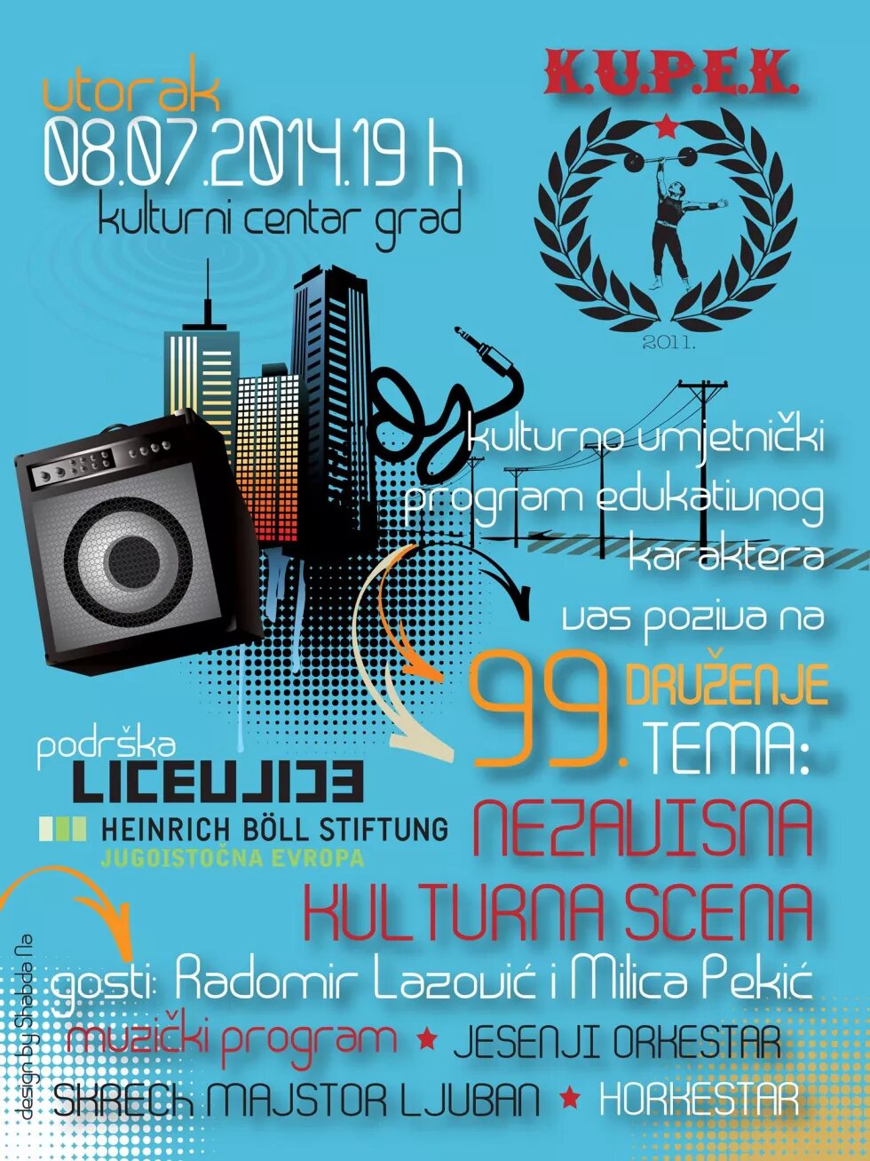 K.U.P.E.K. - Kulturno um(j)etnički program edukativnog karakter_Plakat