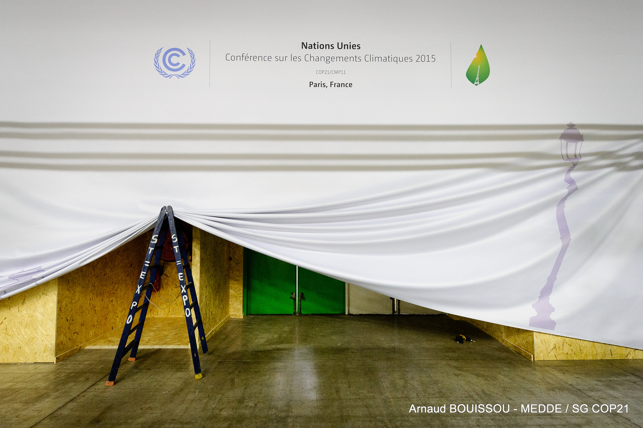 Travaux d'aménagement du site de la COP21 (Le Bourget) cop21