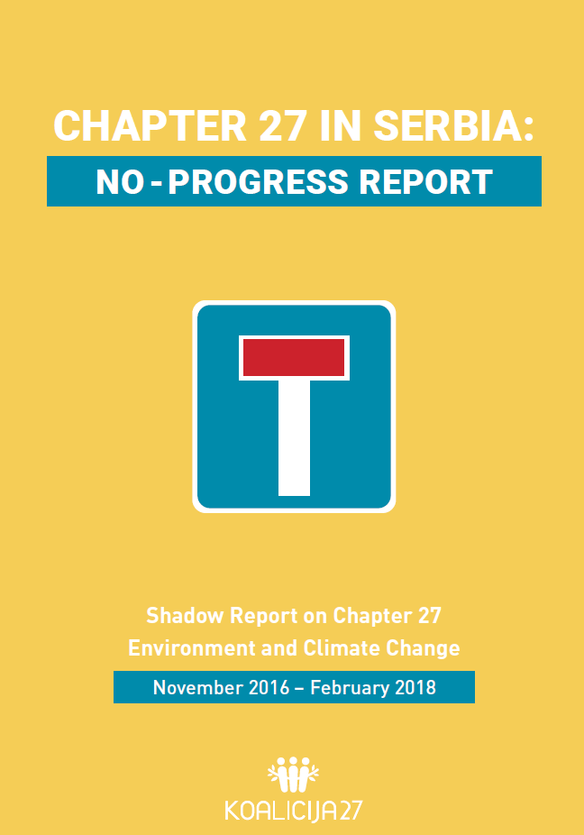 Chapter 27 in Serbia NoProgress Report Heinrich Böll Stiftung