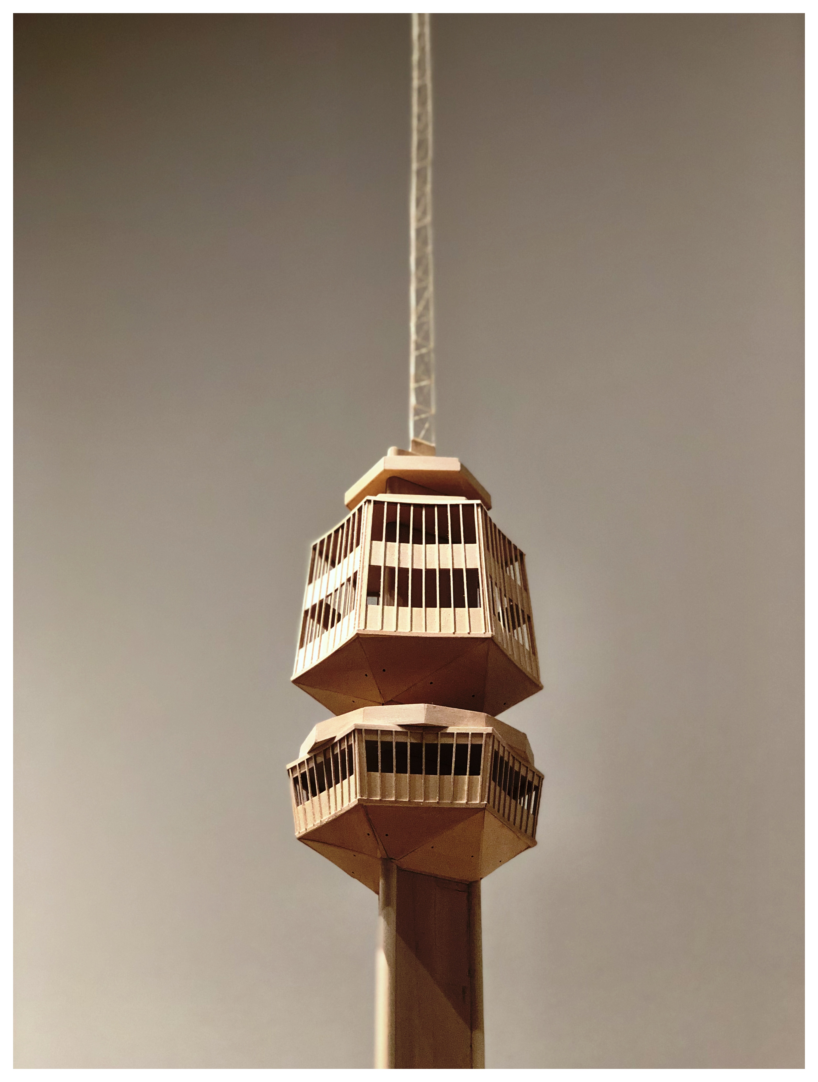 modernist TV tower Modernist, utopist, yugoslav Television (TV) tower